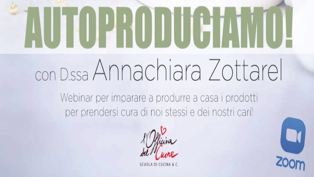 AUTOPRODUCIAMO!  Corso Webinar